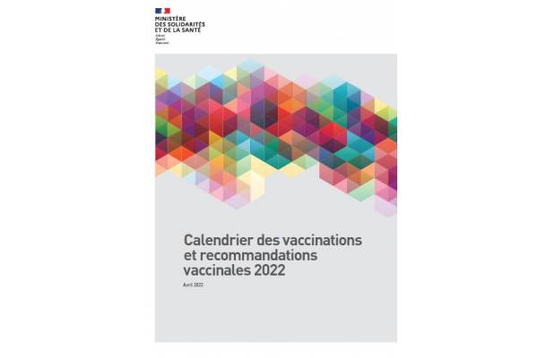 Calendrier vaccinal : Nouveautés 2022