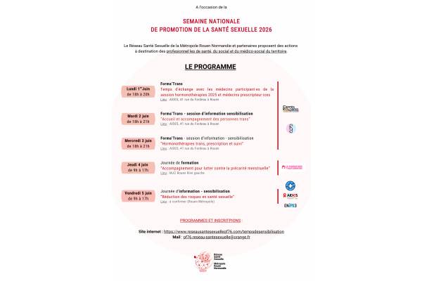 Semaine Nationale de la promotion de la Santé Sexuelle